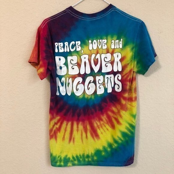 Buc-ee's Tie Dye Shirt Peace Love Beaver T-Shirt - Picture 2 of 5